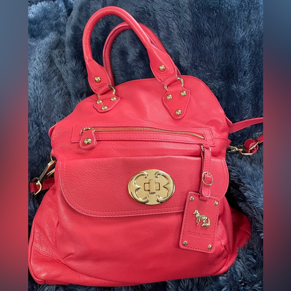 Emma Fox Leather Handbag